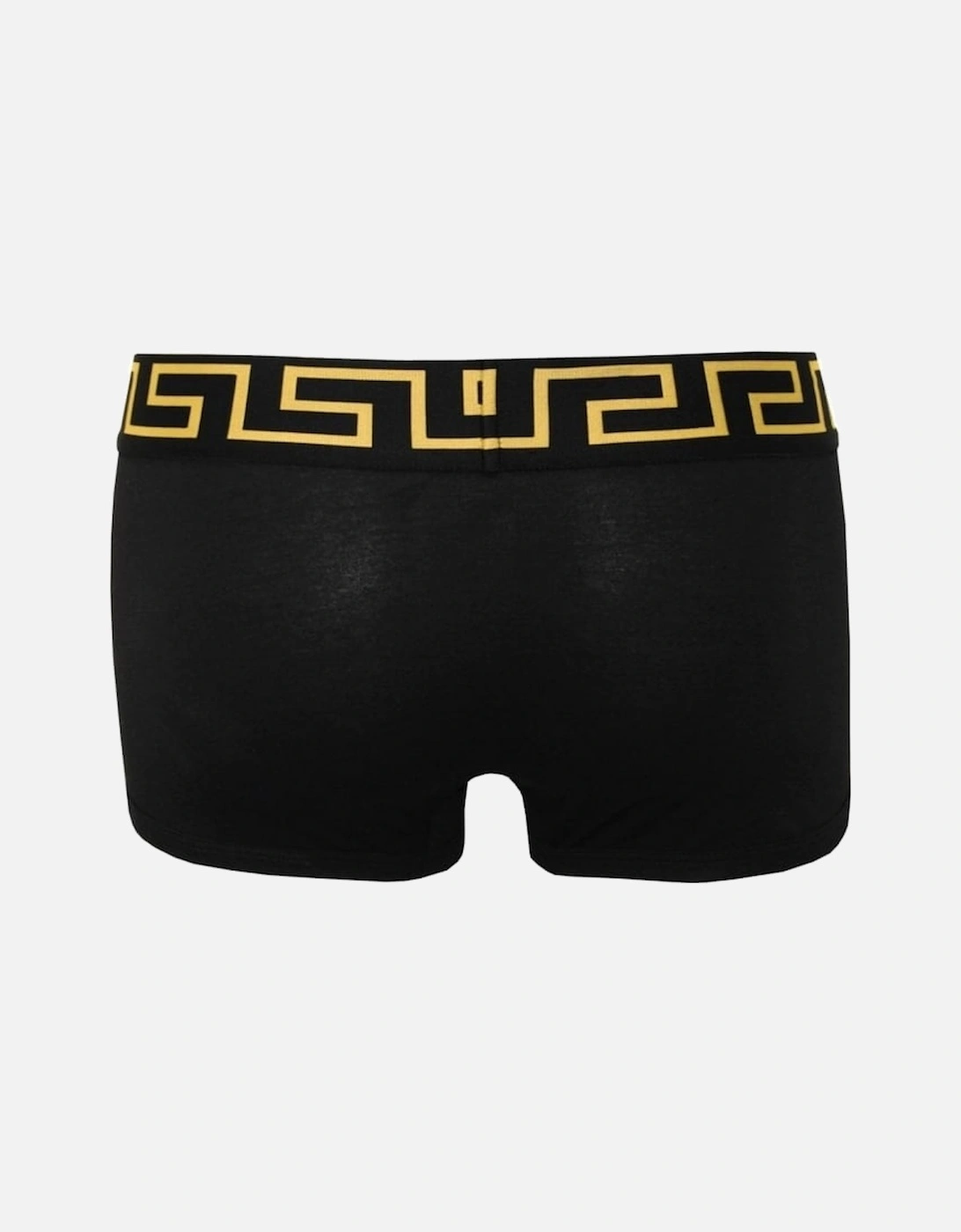 Greca Border Boxer Trunks, Black