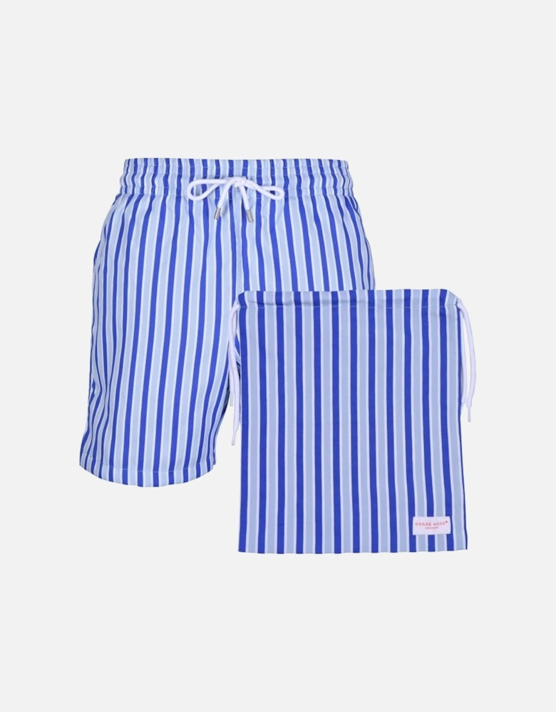 Bondi Stripes Swim Shorts, Blue