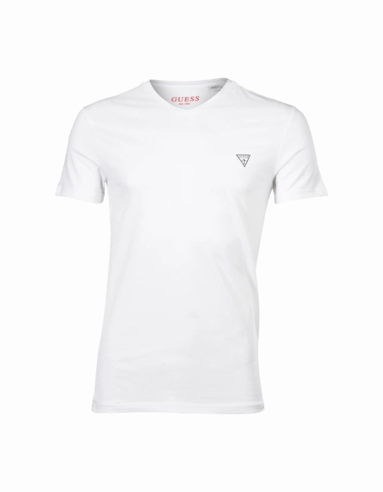 2-Pack V-Neck T-Shirts, Optic White