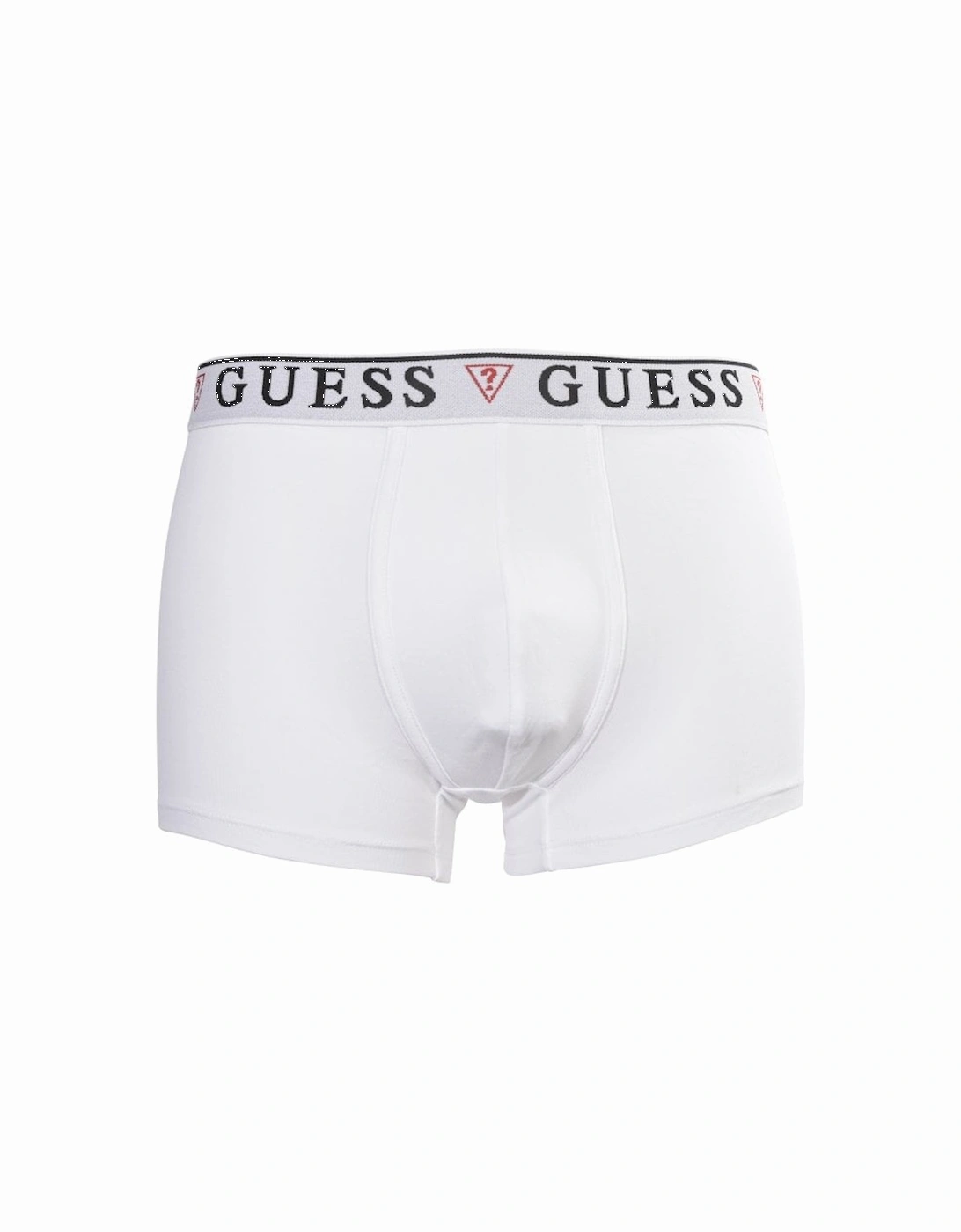 3-Pack Classic Logo Boxer Trunks, Optic White