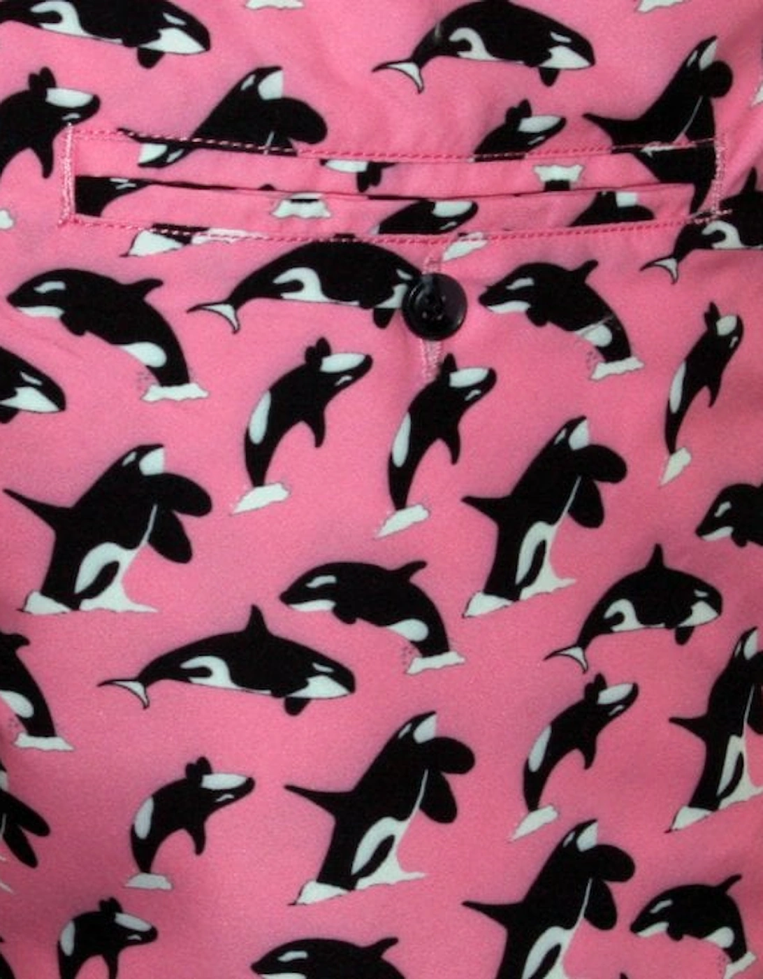 Killer Whales Swim Shorts, Pastel Pink