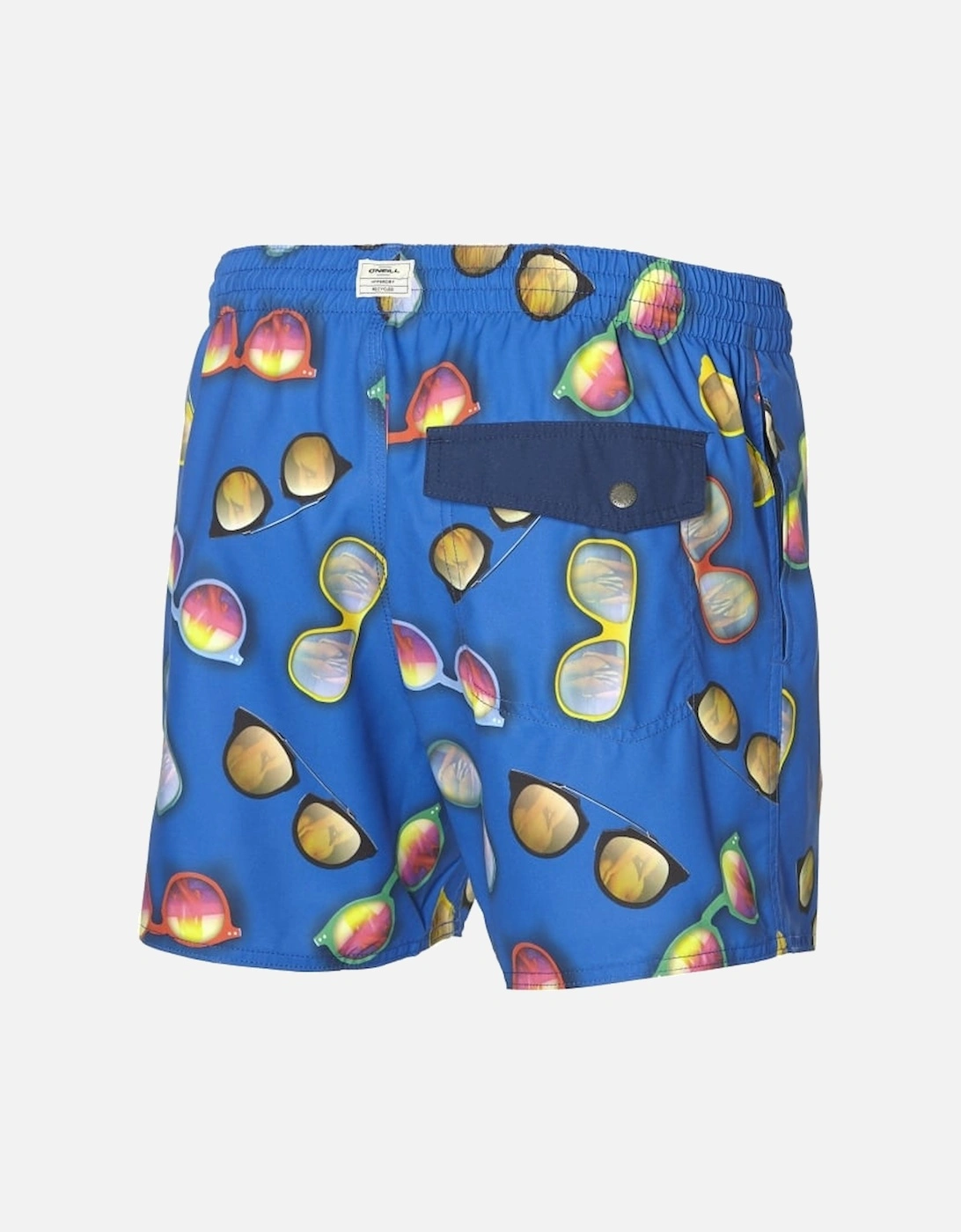 Shades Print Swim Shorts, Blue