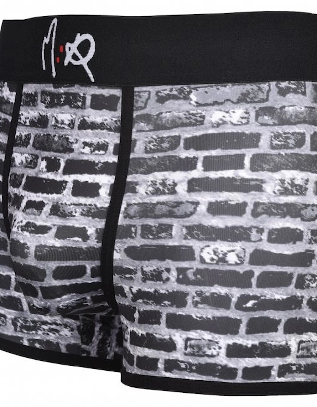 Monochrome Bricks Boxer Trunk, Black/white