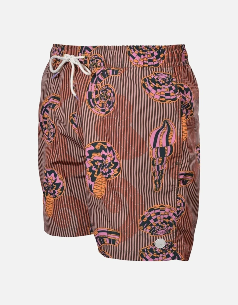 Shell Print Swim Shorts, Multicoloured