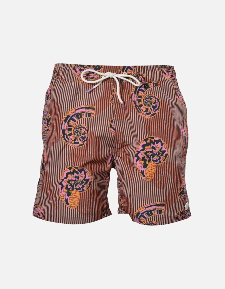 Shell Print Swim Shorts, Multicoloured