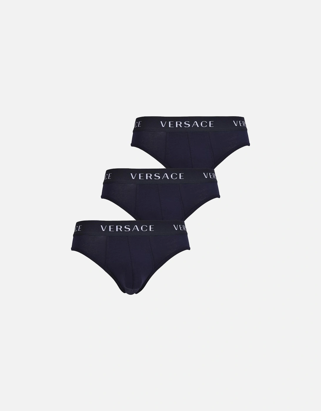 3-Pack Classic Logo Low-Rise Briefs, Navy, 5 of 4