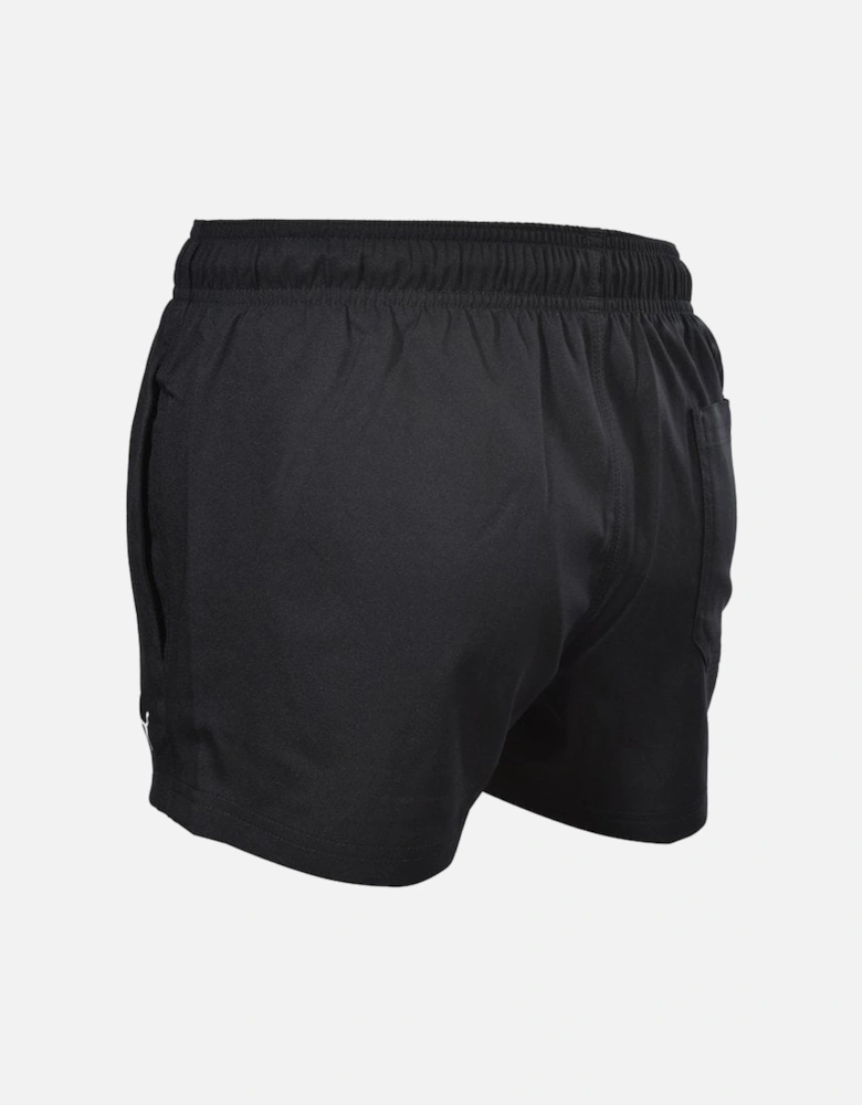 Short-Length Swim Shorts, Black