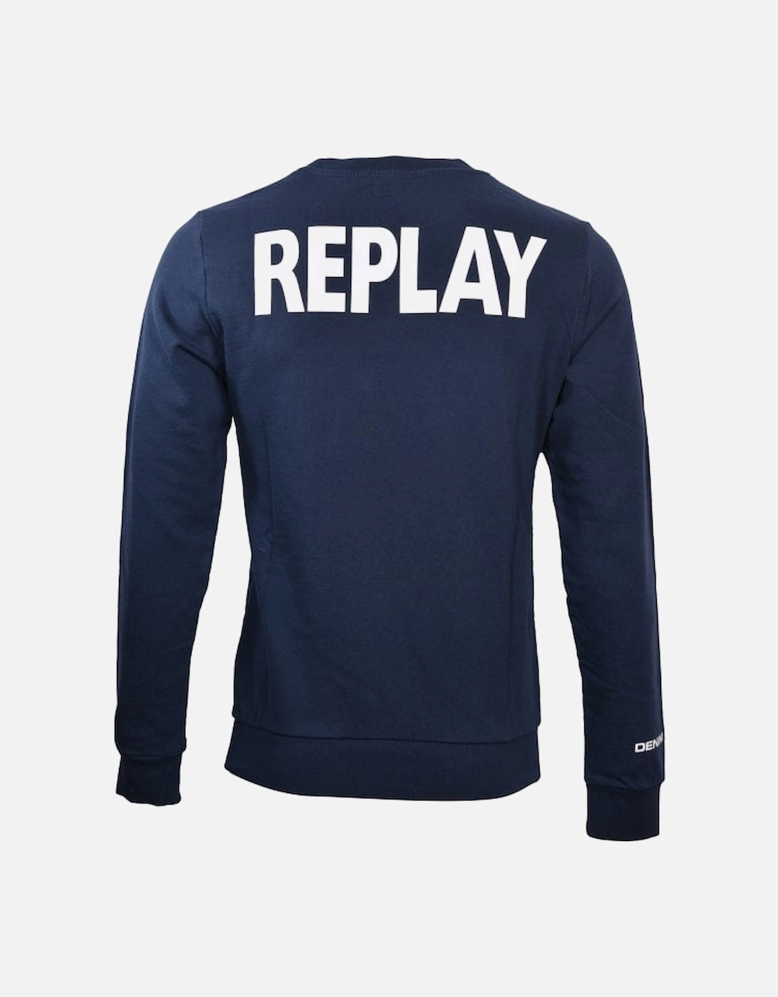 Shoulder Logo Sweatshirt, Light Navy