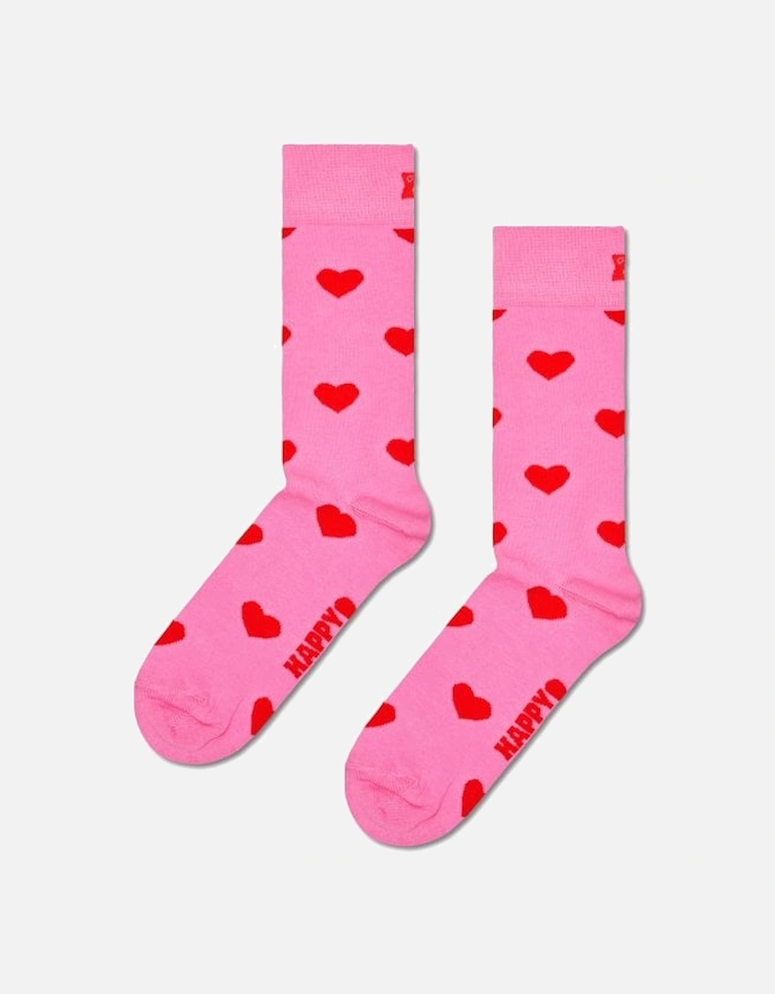 Heart Socks, Pink, 5 of 4