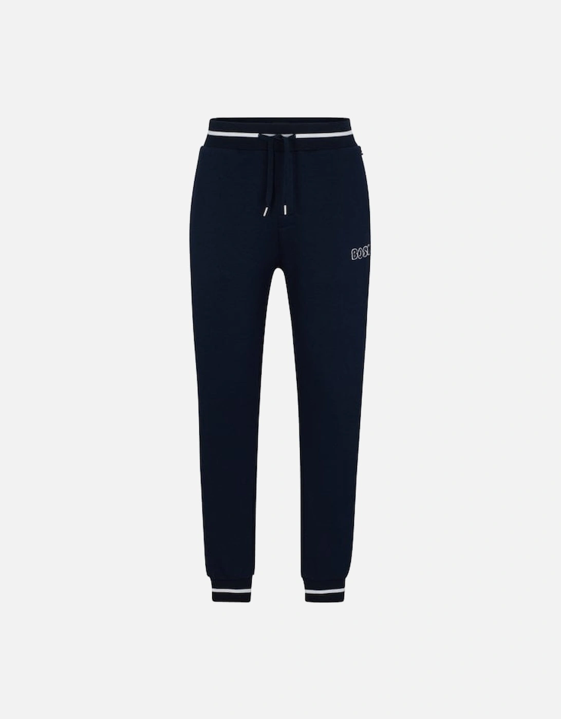 Contemporary Loungewear Jogging Bottoms, Dark Blue Melange, 5 of 4