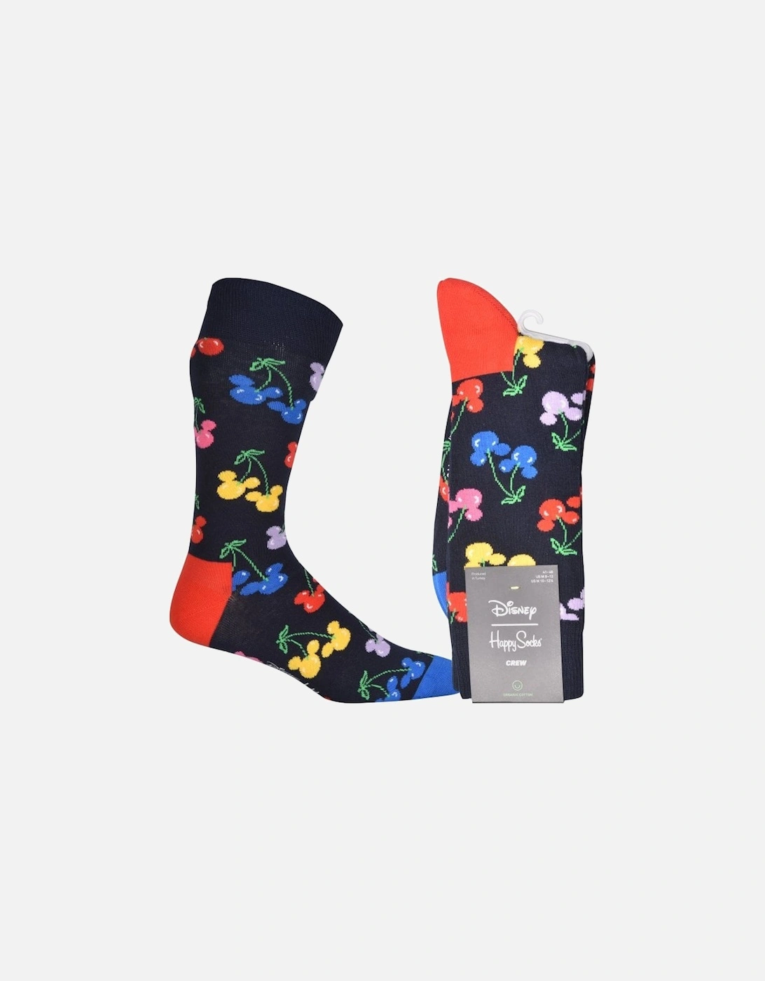 Very Cherry Mickey Disney Socks, Navy/multi, 4 of 3