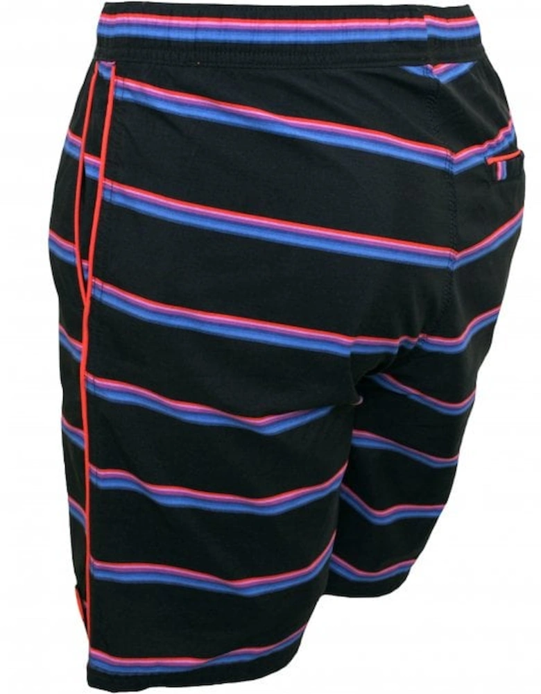 Multi Stripe Swim Shorts, Navy