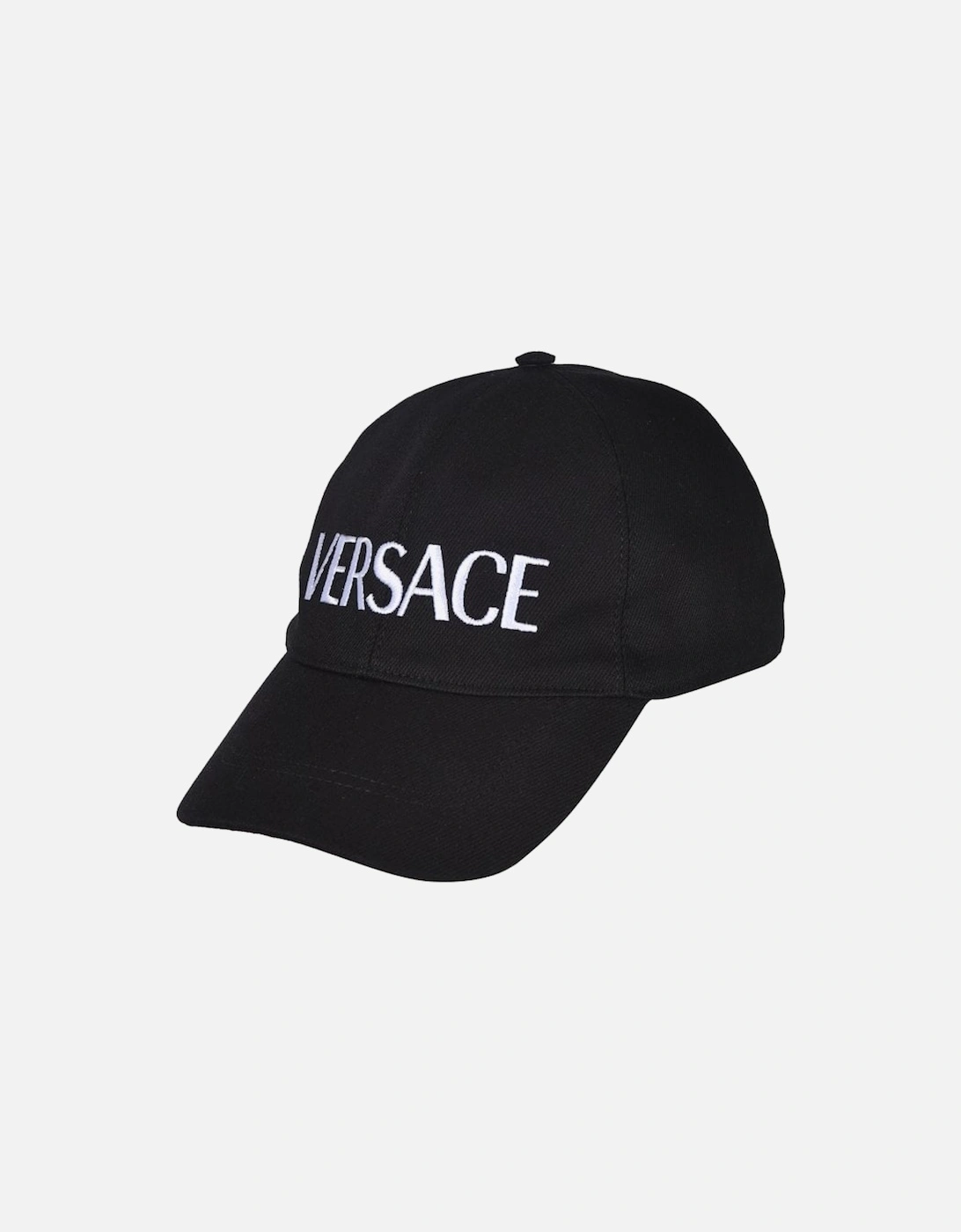 Large Logo Baseball Cap, Black/silver