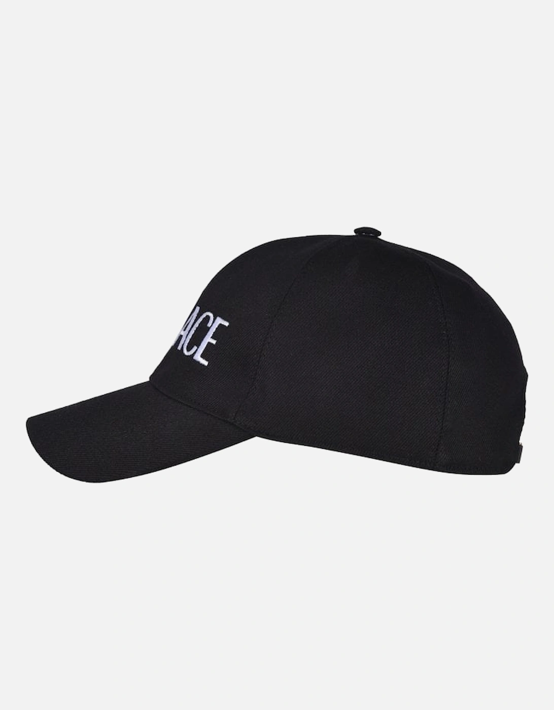 Large Logo Baseball Cap, Black/silver