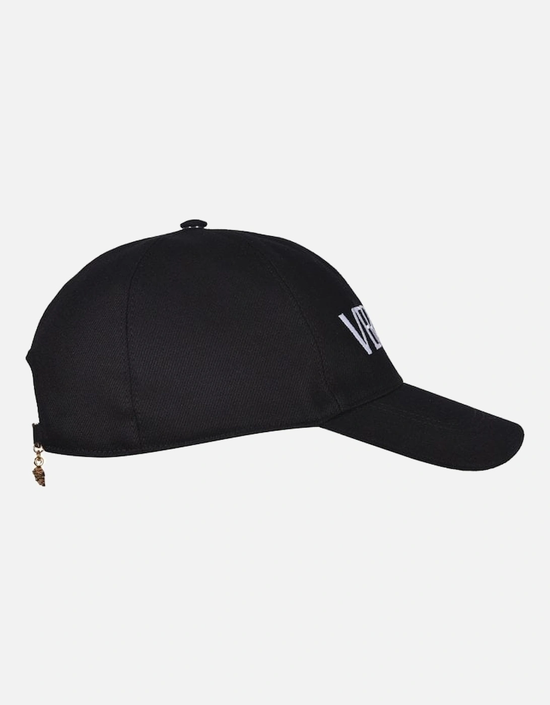 Large Logo Baseball Cap, Black/silver