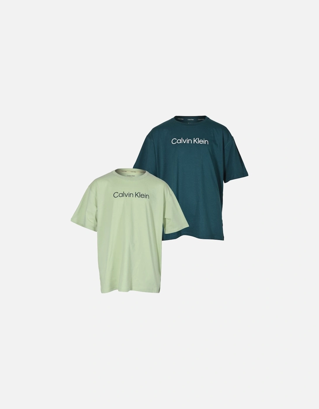 Boys 2-Pack Modern Logo T-Shirts, Lime/Green, 7 of 6