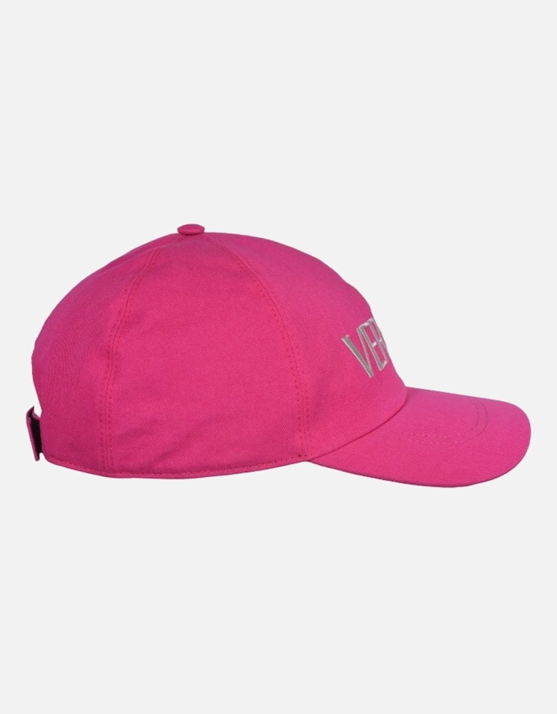 Large Logo Baseball Cap, Pink/silver