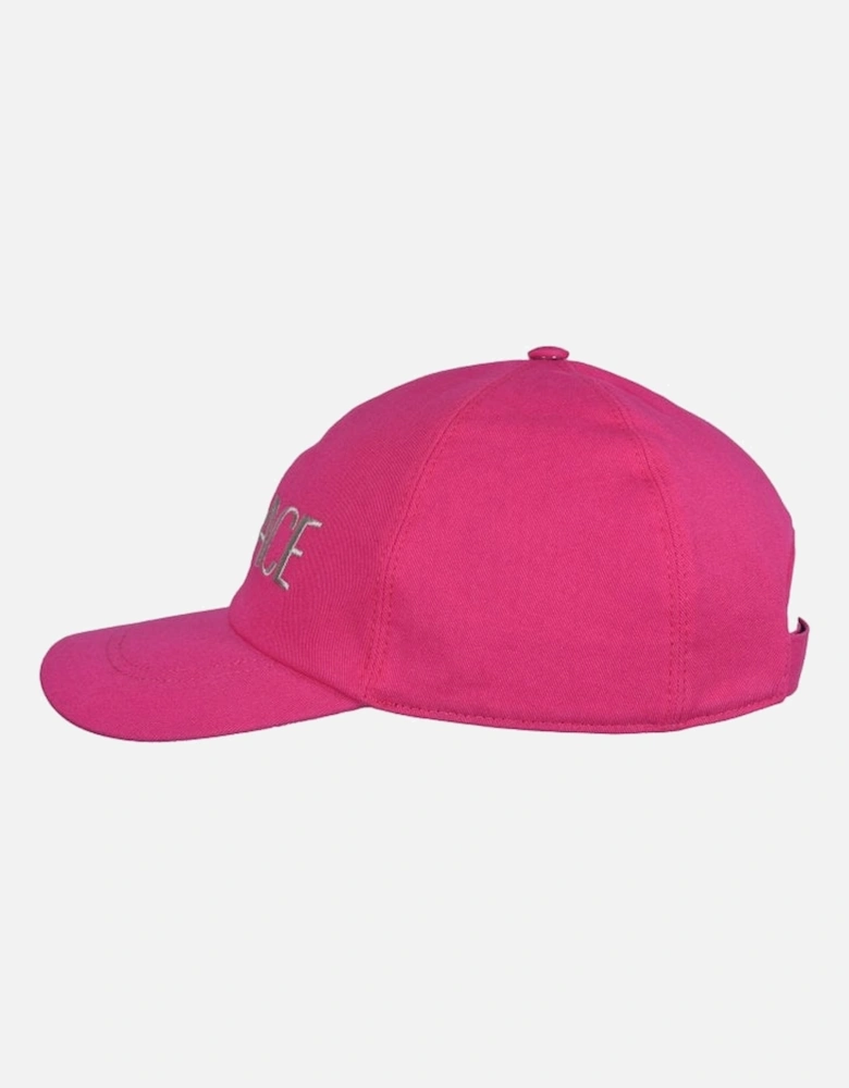 Large Logo Baseball Cap, Pink/silver