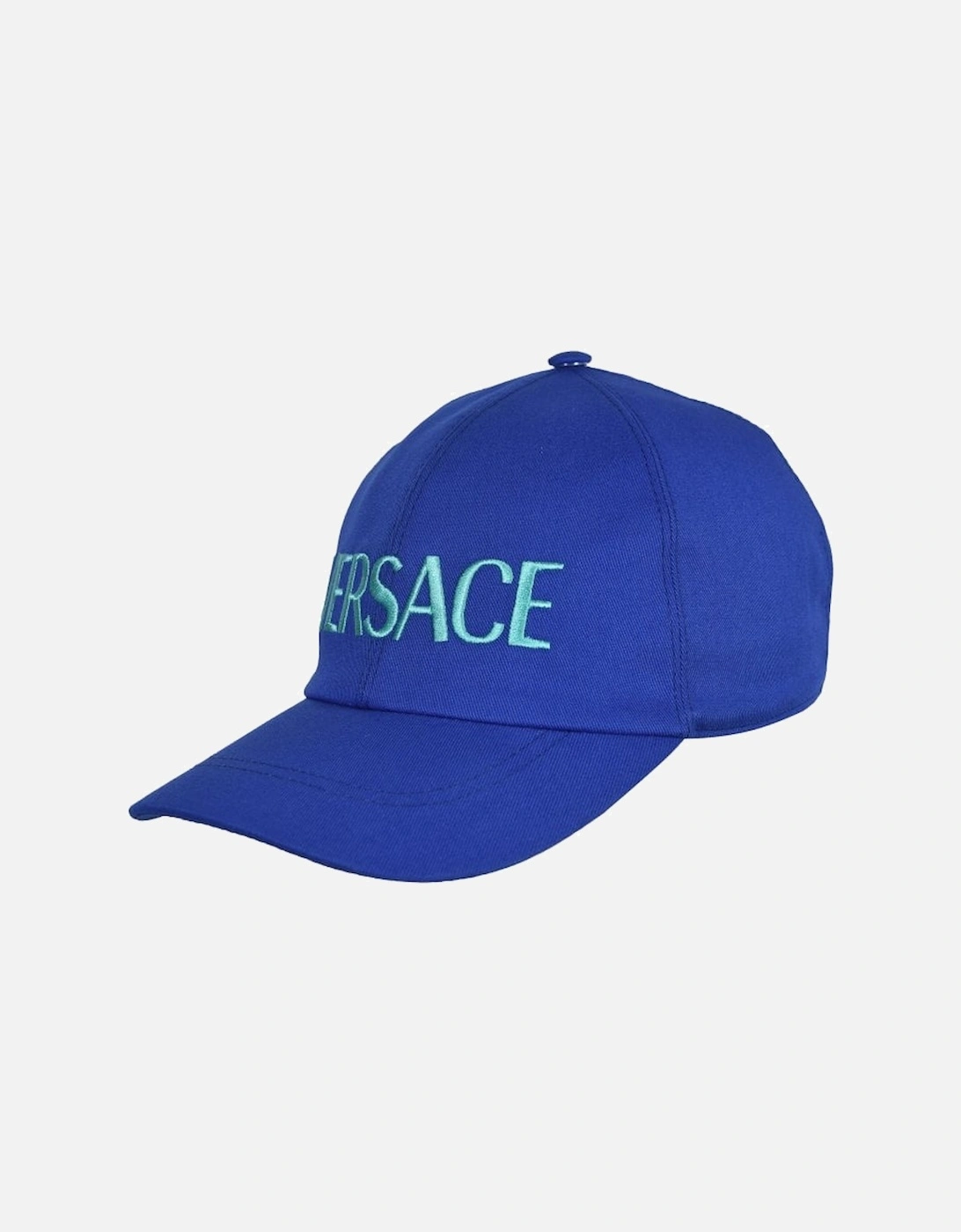 Large Logo Baseball Cap, Royal Blue/turquoise