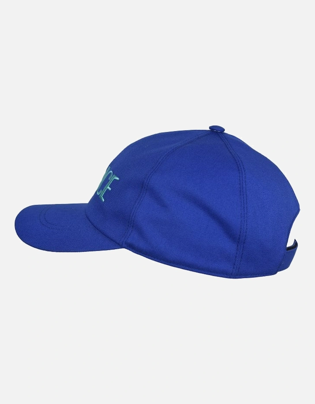 Large Logo Baseball Cap, Royal Blue/turquoise