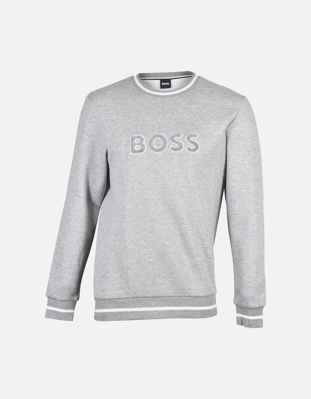 Contemporary Loungewear Luxe Sweatshirt, Grey Melange, 4 of 3