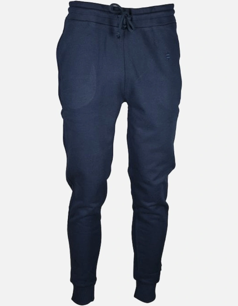 Heavy Cotton Jogging Bottoms, Navy