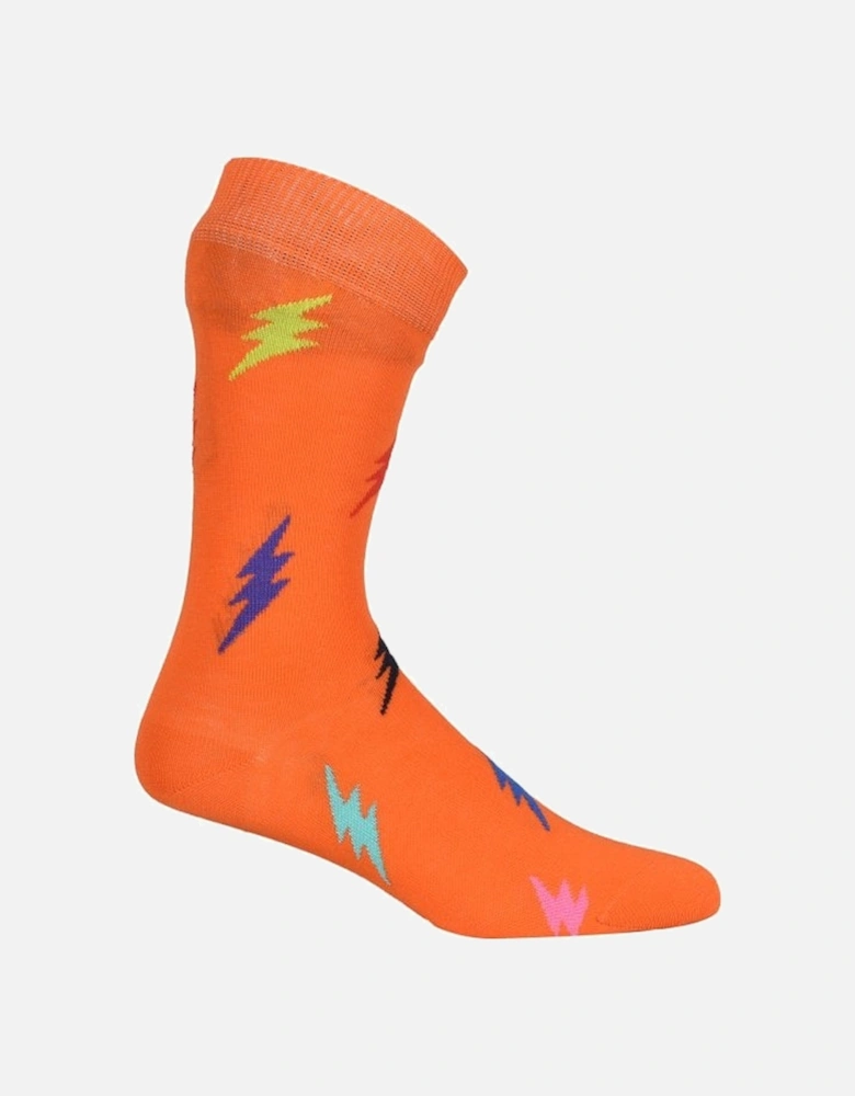 Lightning Socks, Orange