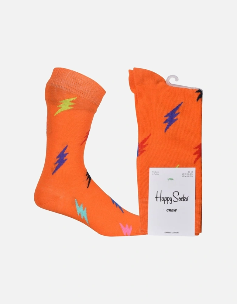 Lightning Socks, Orange