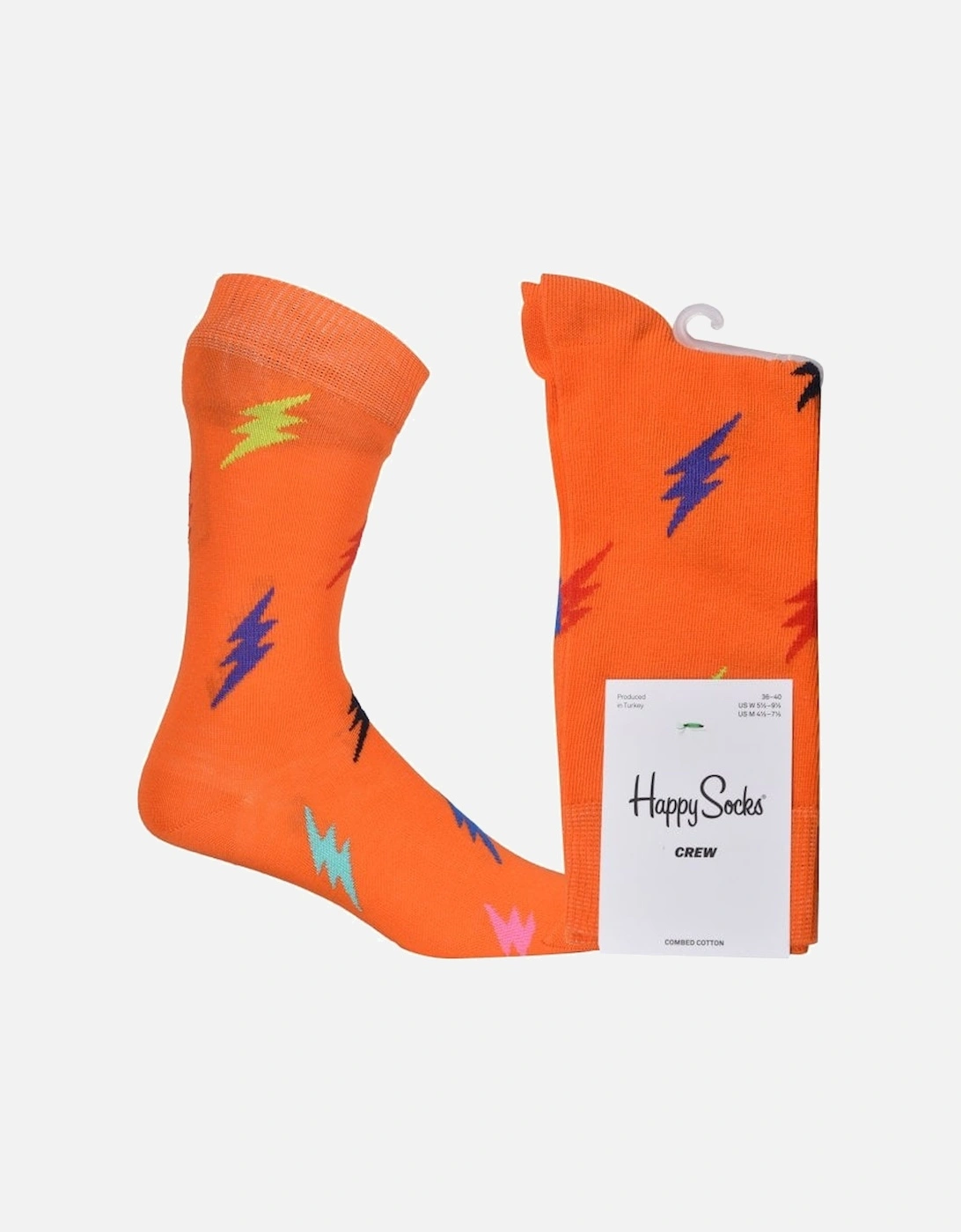Lightning Socks, Orange, 4 of 3