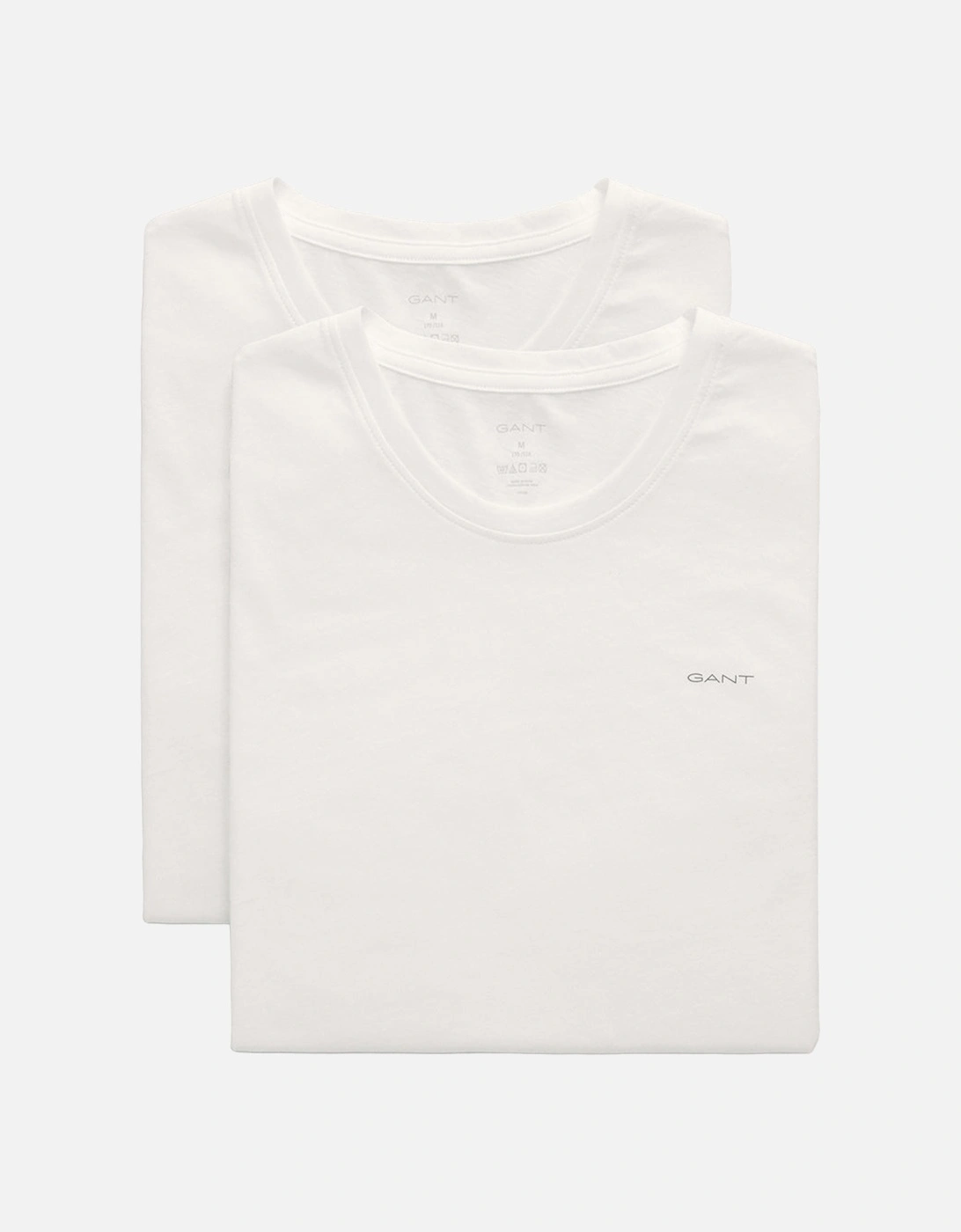 2-Pack Logo Crew-Neck T-Shirts, White, 5 of 4
