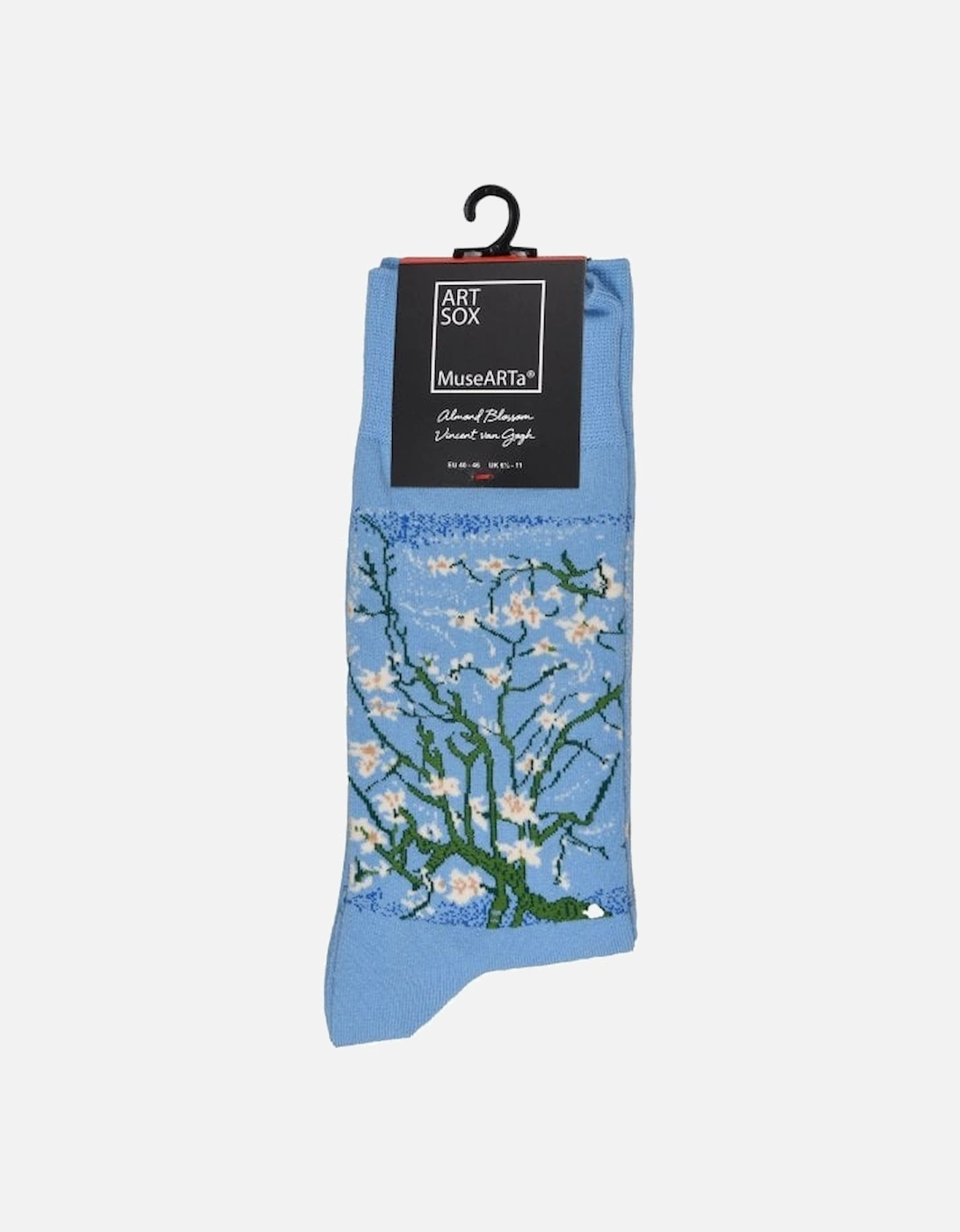 Vincent Van Gogh Almond Blossom Socks, Light Blue