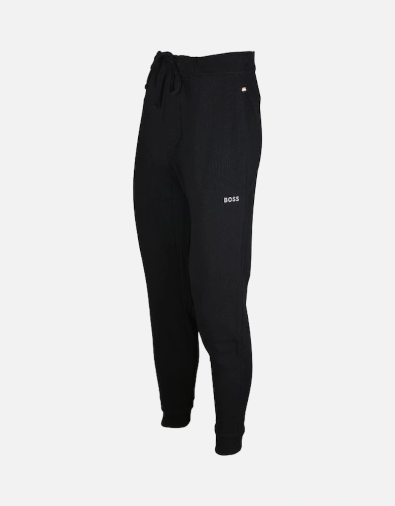 Waffle Jersey Lounge Pants, Black