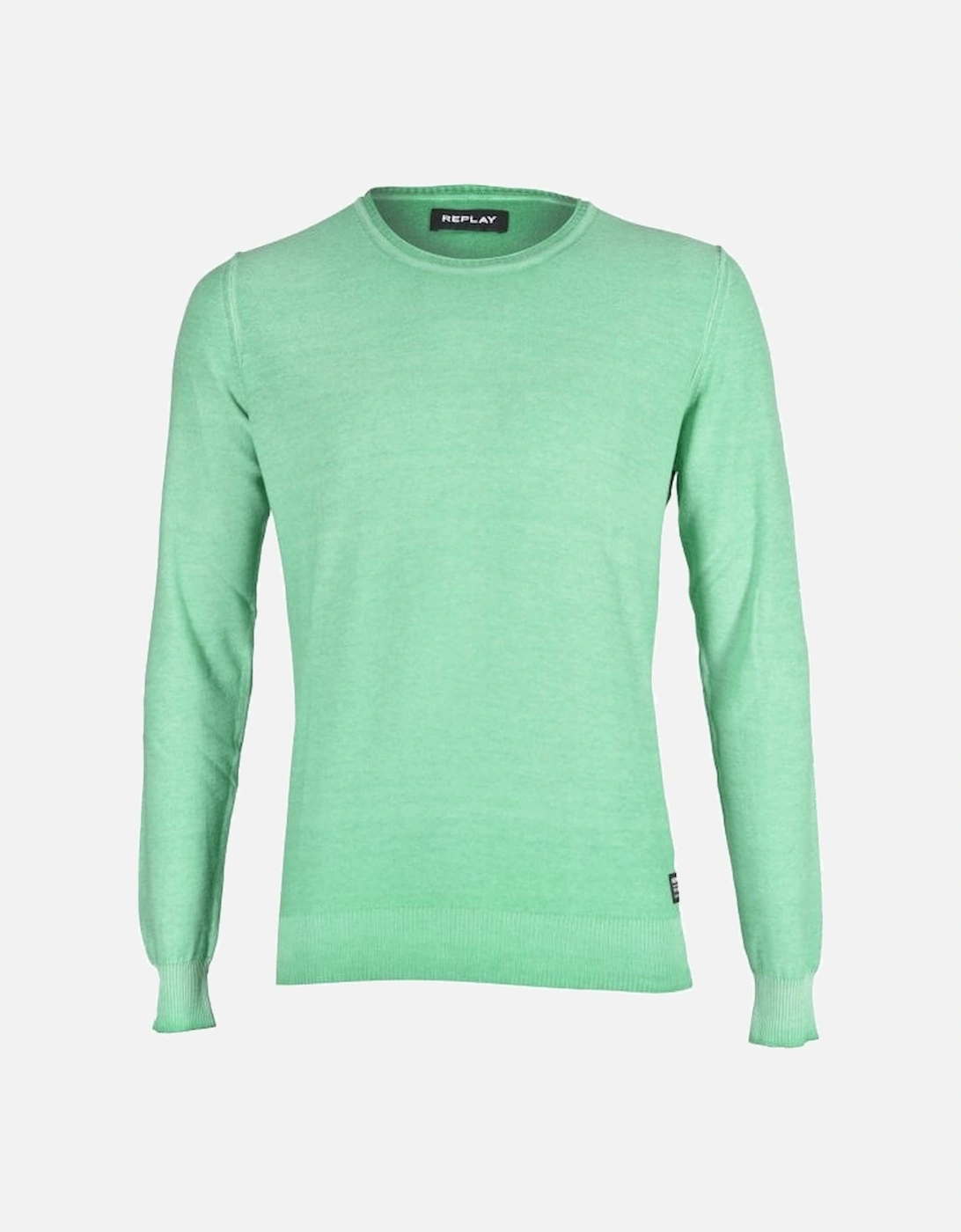 Lightweight Crew-Neck Sweater, Real Green, 4 of 3