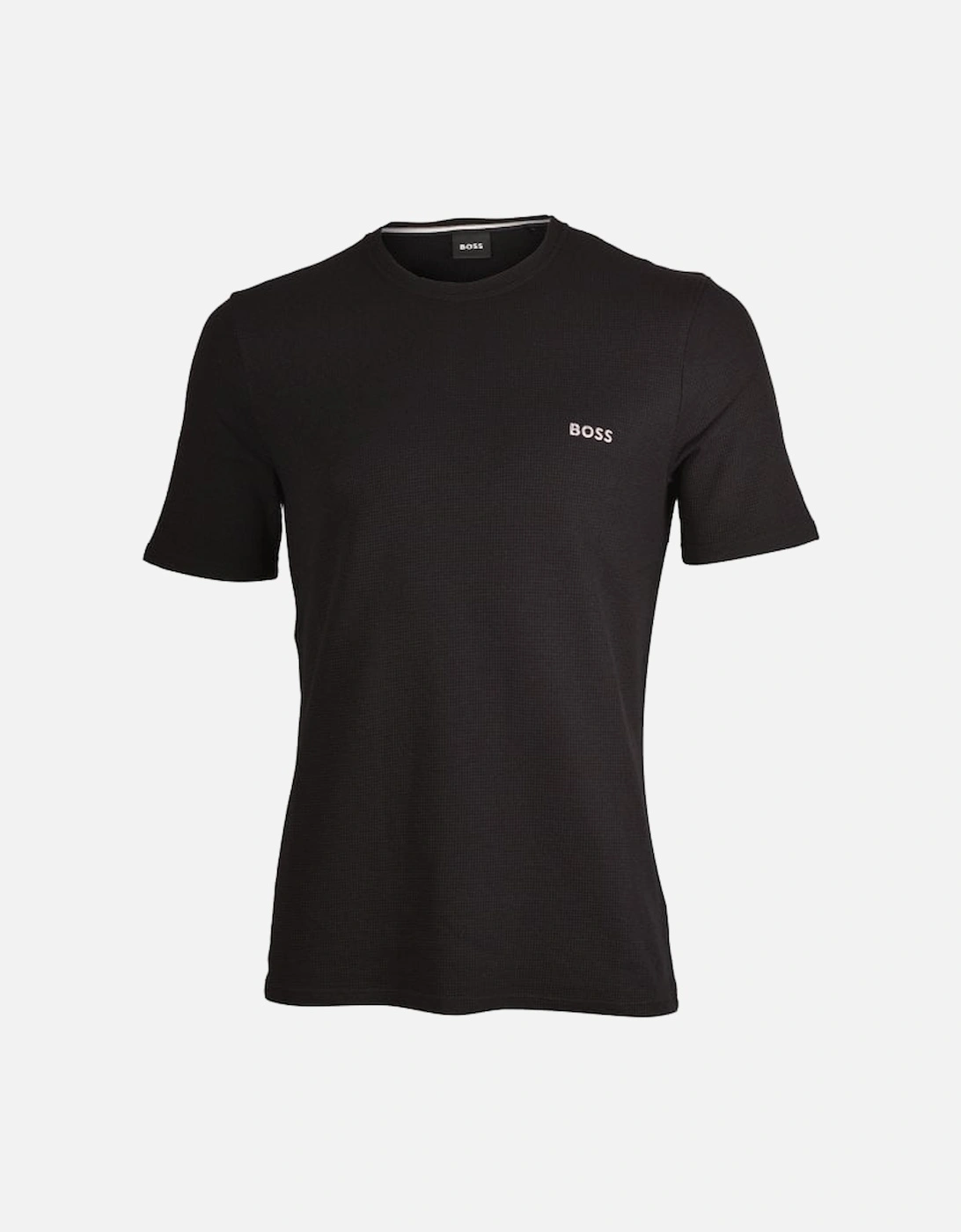 Waffle Jersey T-Shirt, Black, 4 of 3