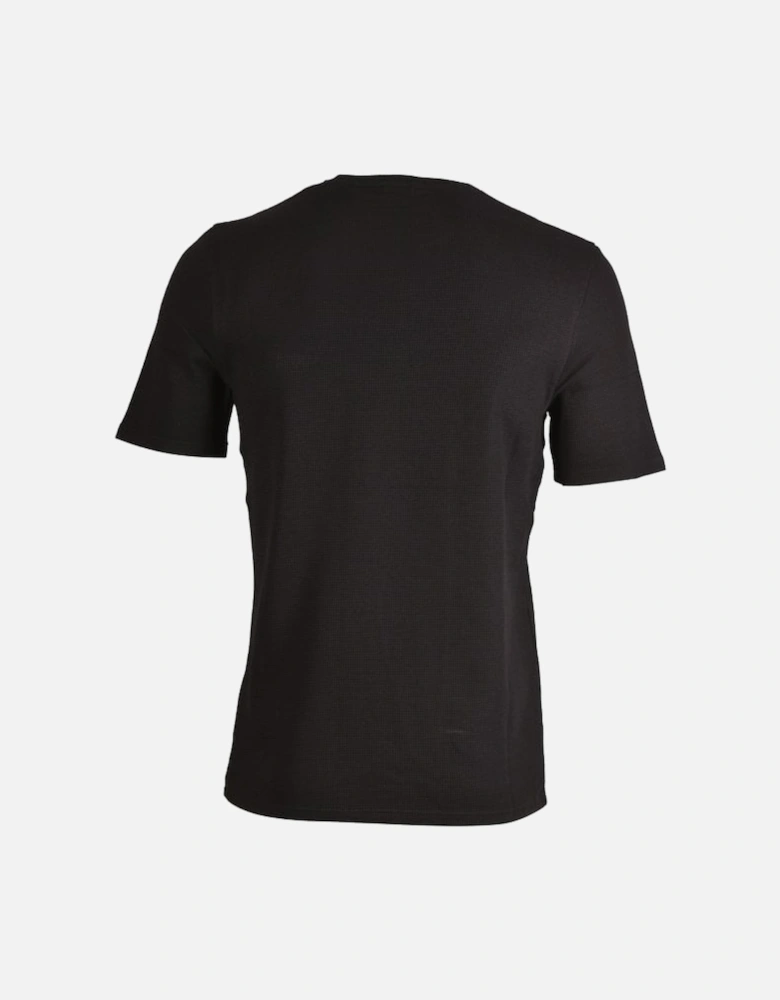 Waffle Jersey T-Shirt, Black