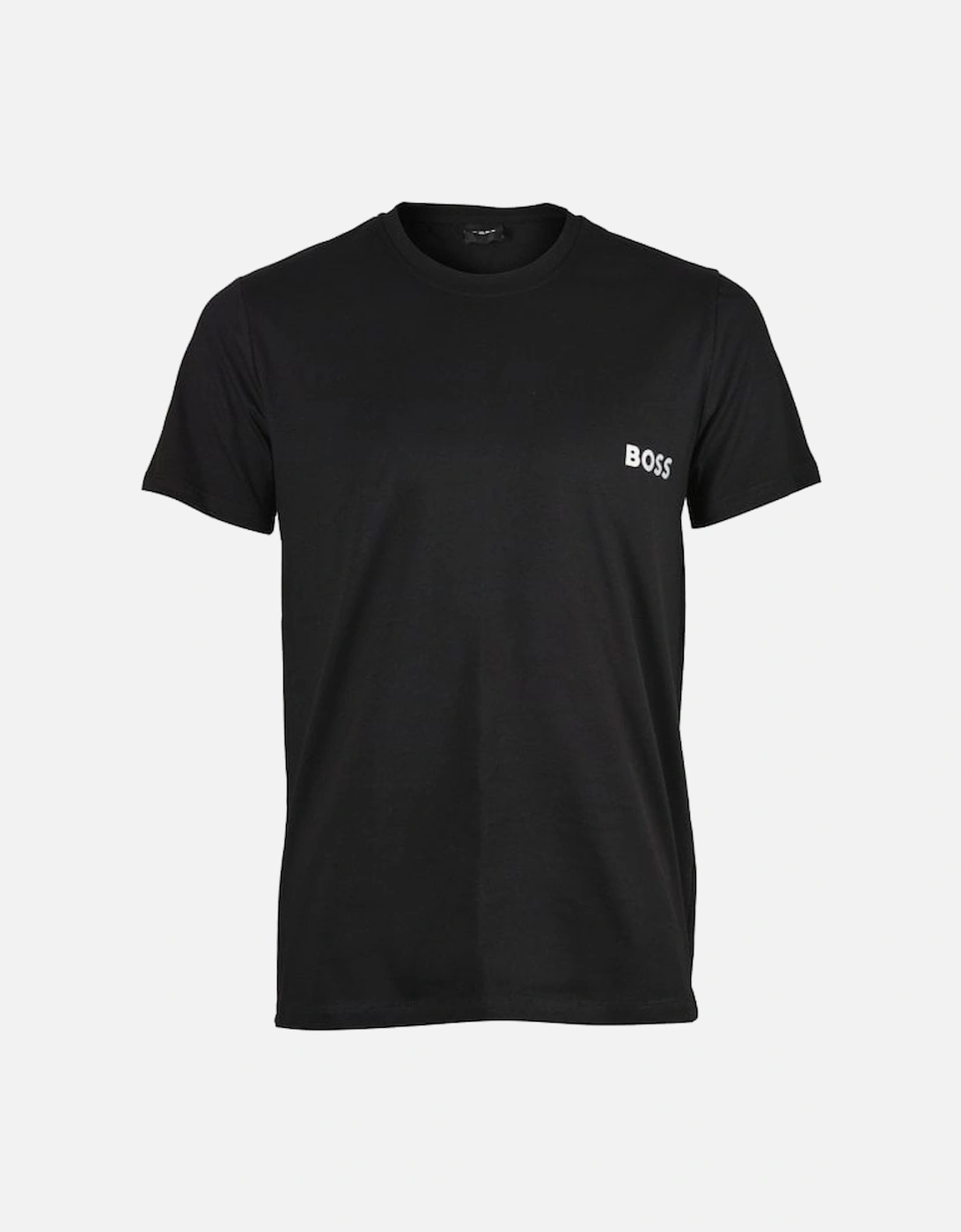 Silver Logo T-Shirt & Boxer Trunk Gift Set, Black