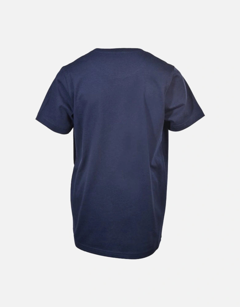 Boys Oversize Logo T-Shirt, Ink Blue