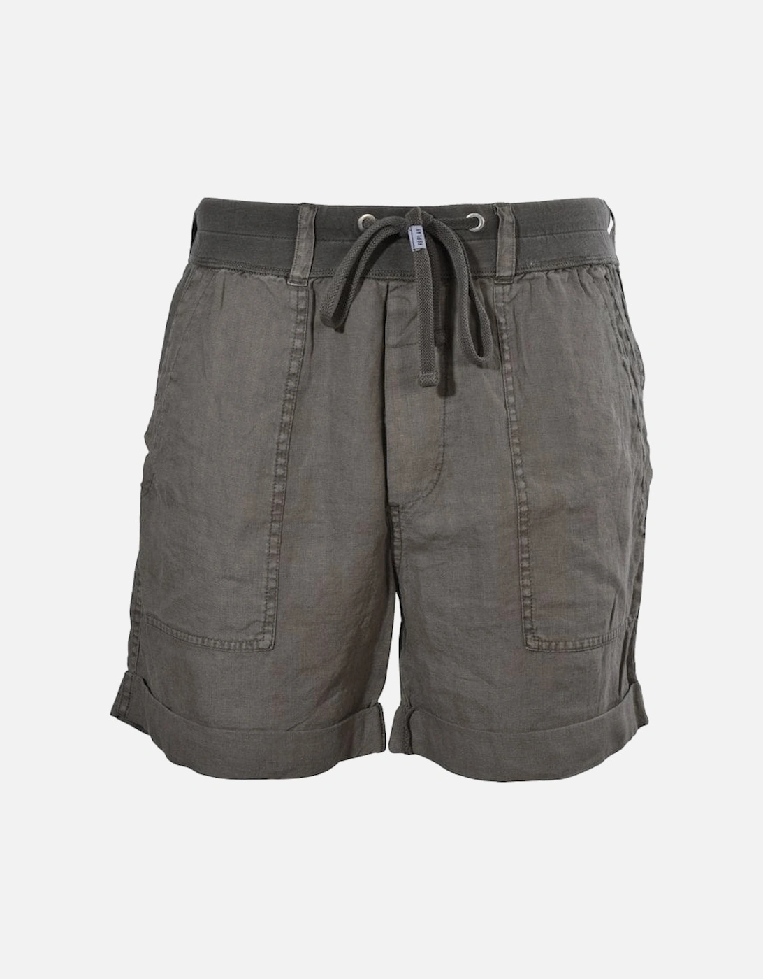 Linen Cargo Shorts, Brown, 5 of 4