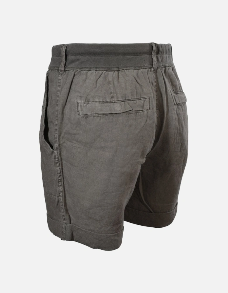 Linen Cargo Shorts, Brown