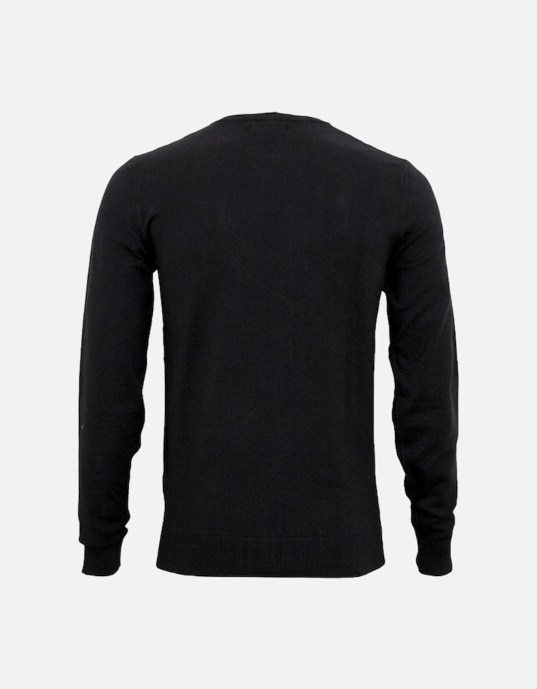 Hyperflex Cotton Crew-Neck Jumper, Navy