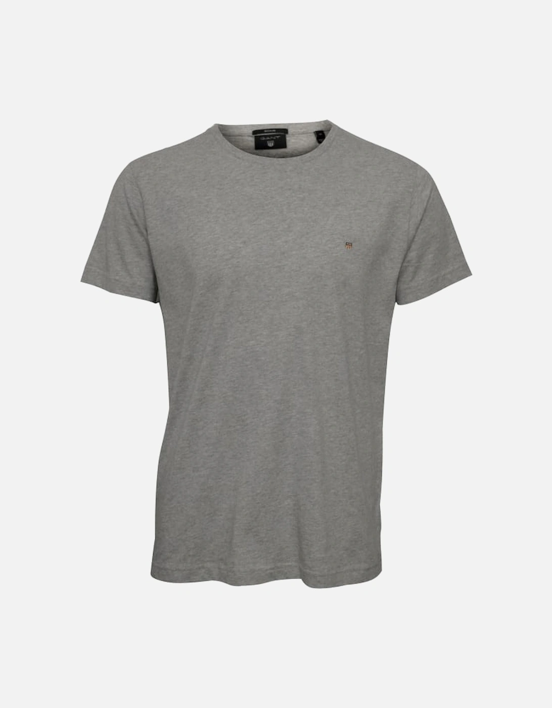 Original Solid Crew-Neck T-Shirt, Light Grey Melange, 4 of 3