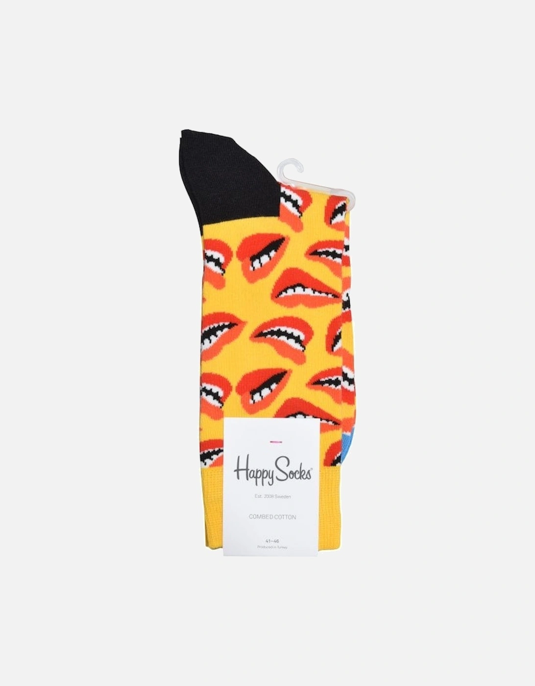 Lips Socks, Yellow