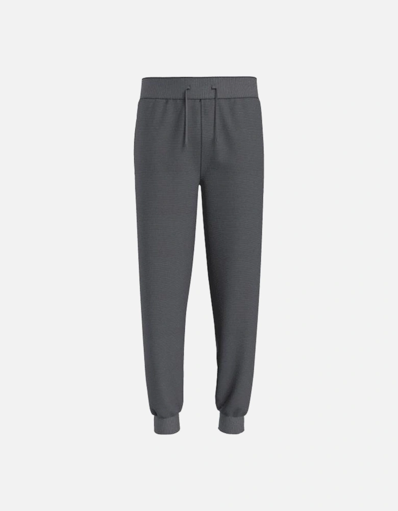 Soft Ribbed Tracksuit Jogging Bottoms, Dark Grey Heather