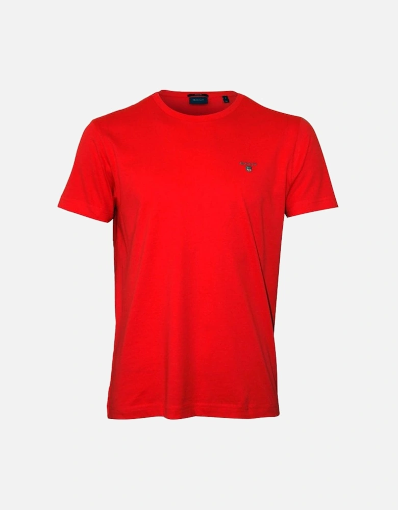 Original Solid Crew-Neck T-Shirt, Watermelon Red