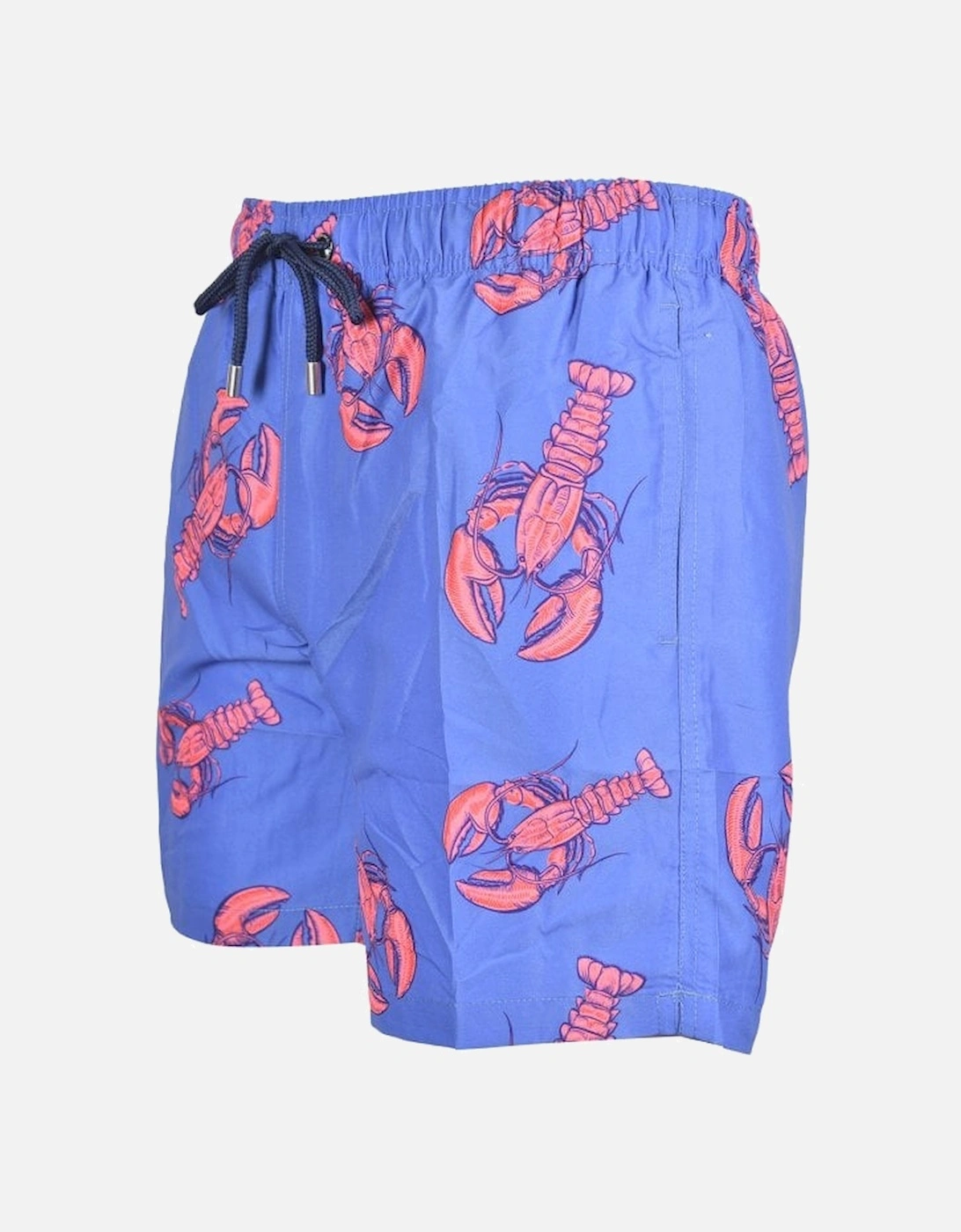 Lobster Print Swim Shorts, Navy