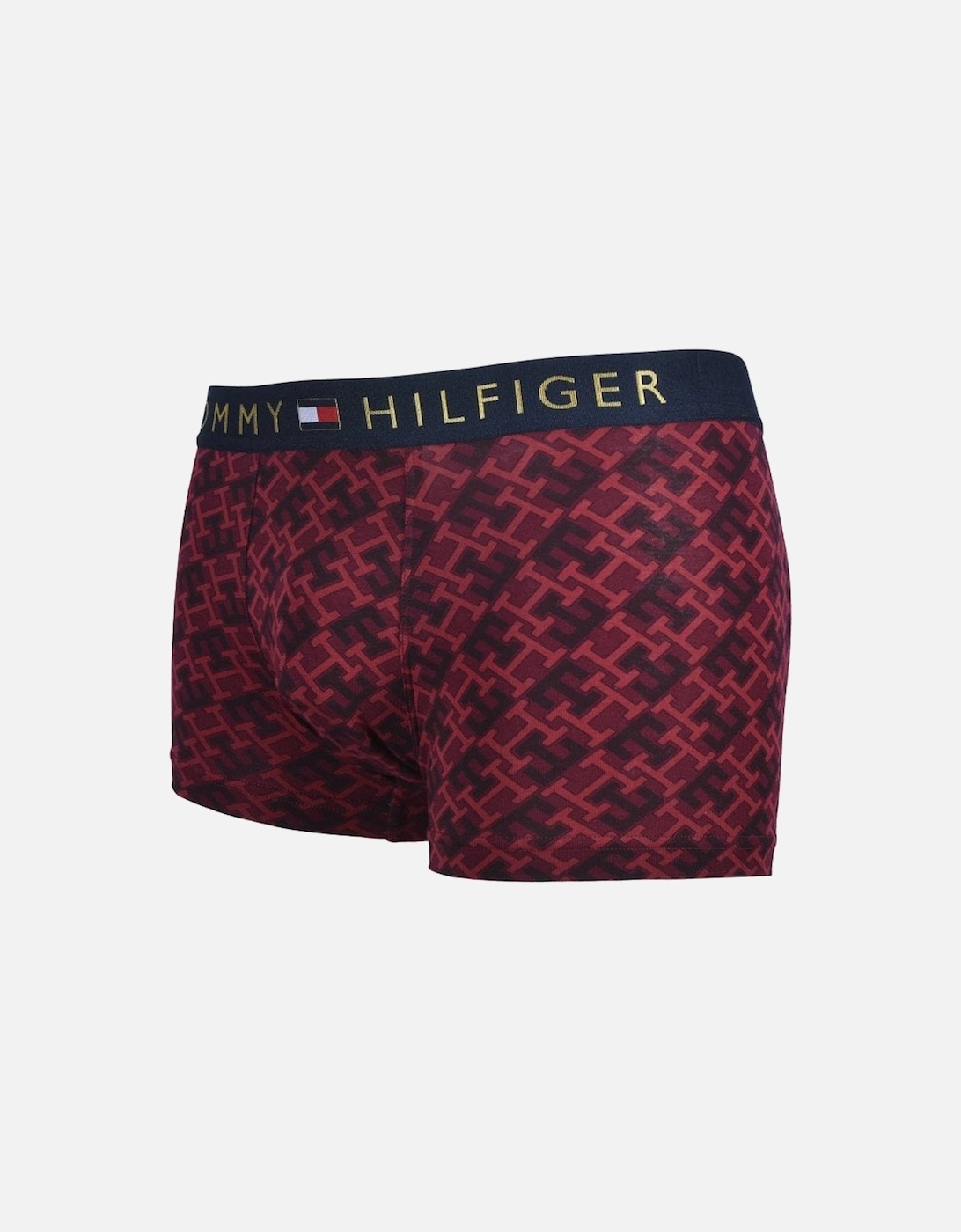 Logo Monogram Boxer Trunk Gift Set, Burgundy