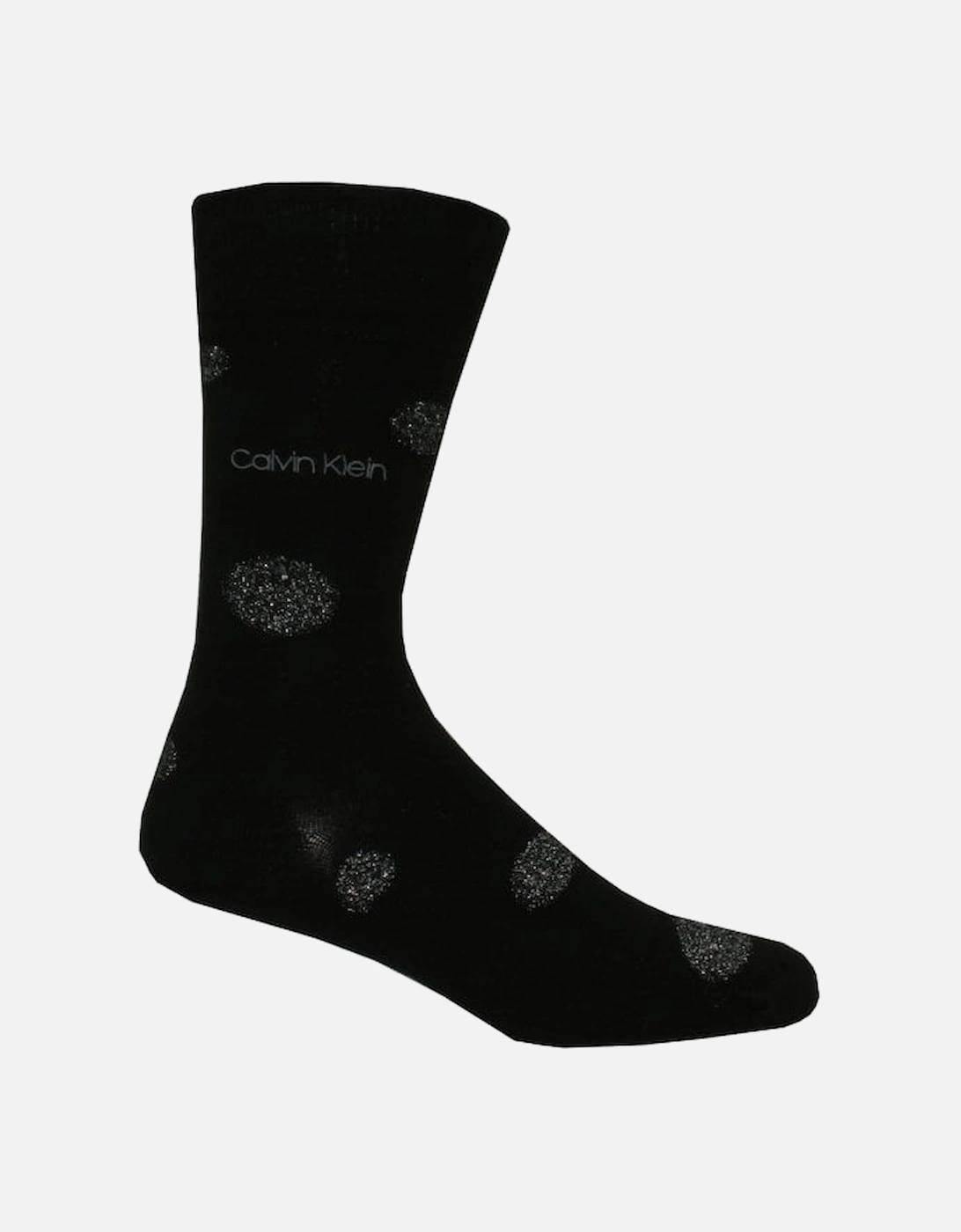 Sparkle Dots Socks, Black, 3 of 2