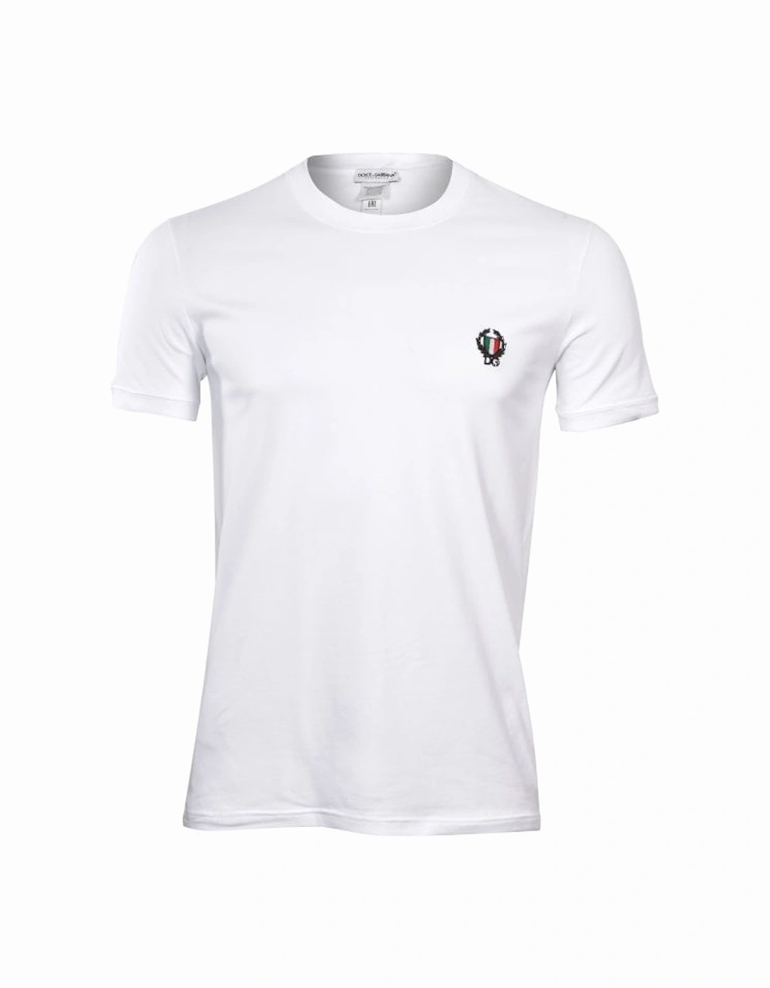 Sport Crest Crew-Neck T-Shirt, White, 5 of 4