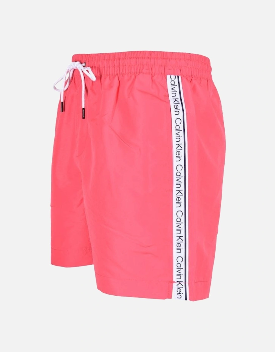 Logo Tape Swim Shorts, Pink Flash, 11 of 10