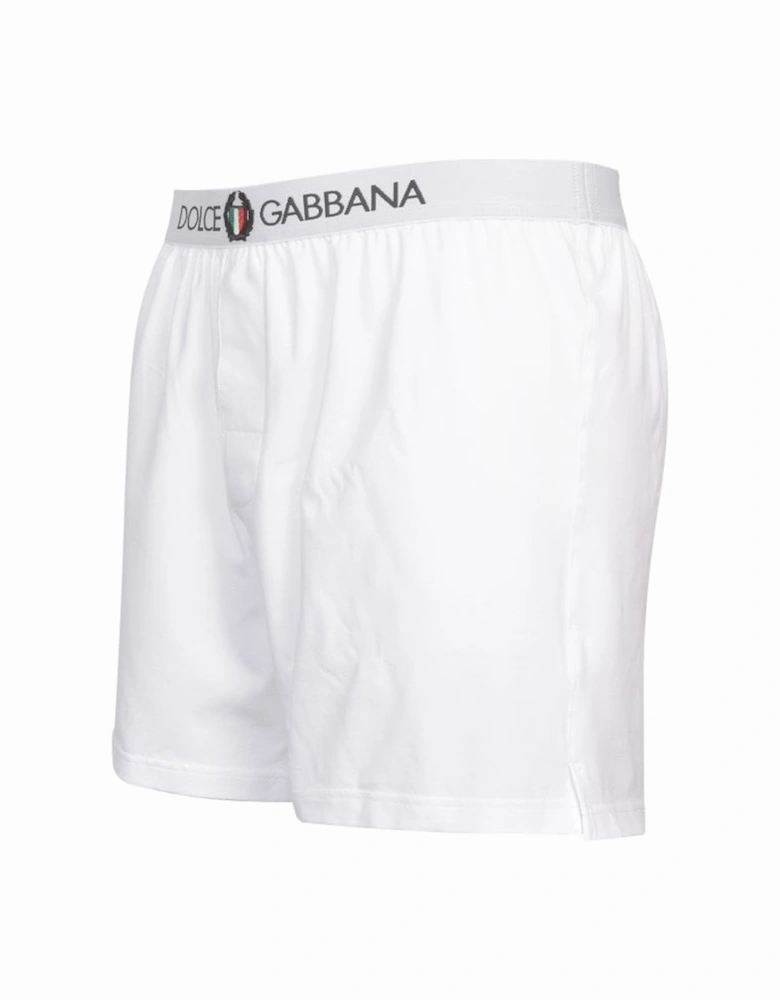 Sport Crest Lounge Shorts, White